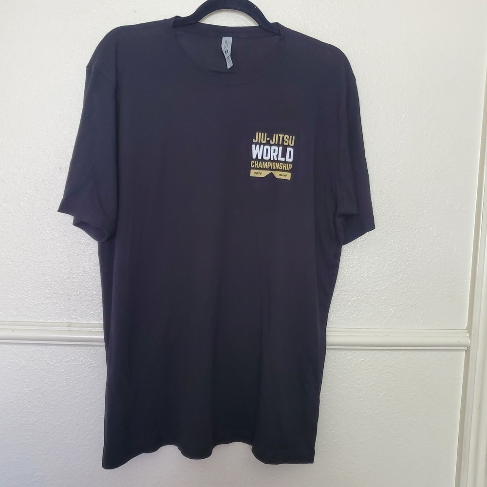 Next Level IBJJF Jiu-Jitsu World Championship 2026 T-Shirt Mens XL Black 30 Yr